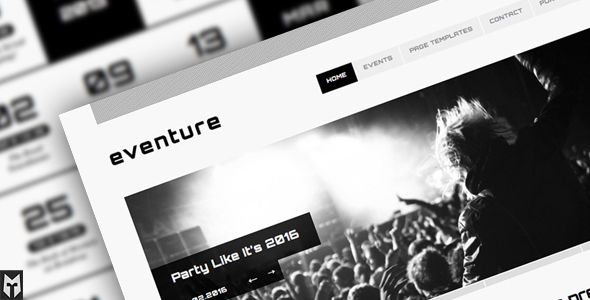 Eventure: Responsive Events WordPress Theme